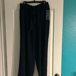 New York & Company Navy Blue Women's Trousers